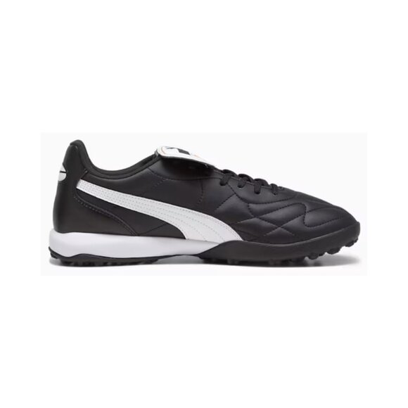 PUMA Men’s KING TOP Turf Training Soccer Shoe – Black/White - Picture 1 of 7
